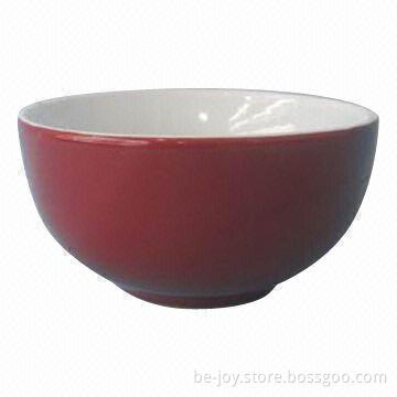 Ceramic Bowls with Glaze Color and Designs